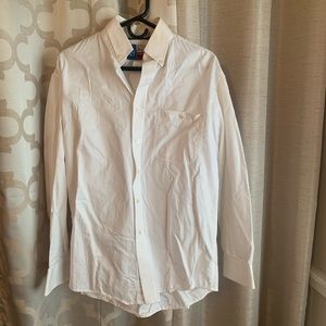 George straight button down dress shirt